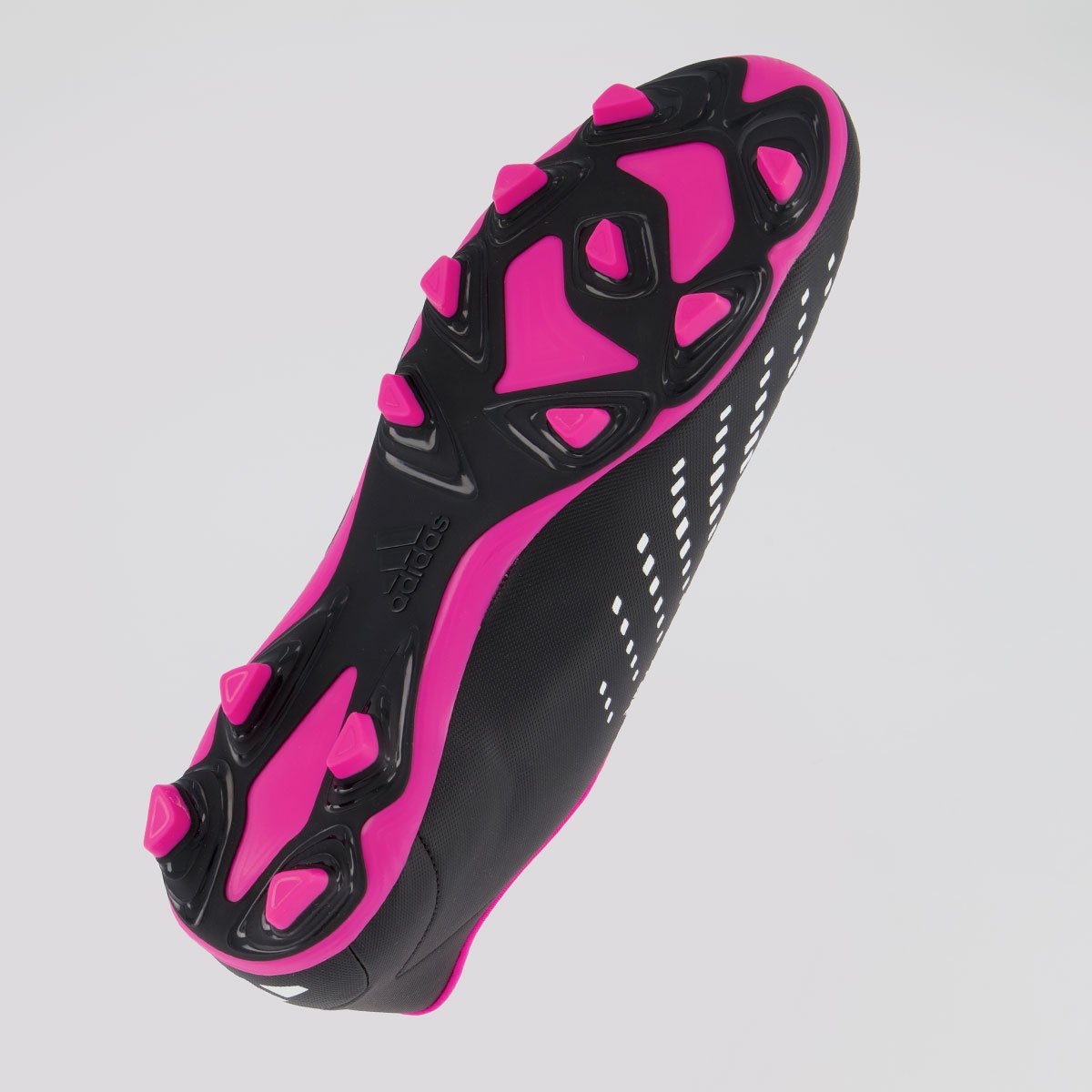 Chuteira Adidas Predator Accuracy 23.4 FxG Campo Preta e Pink Preto 5