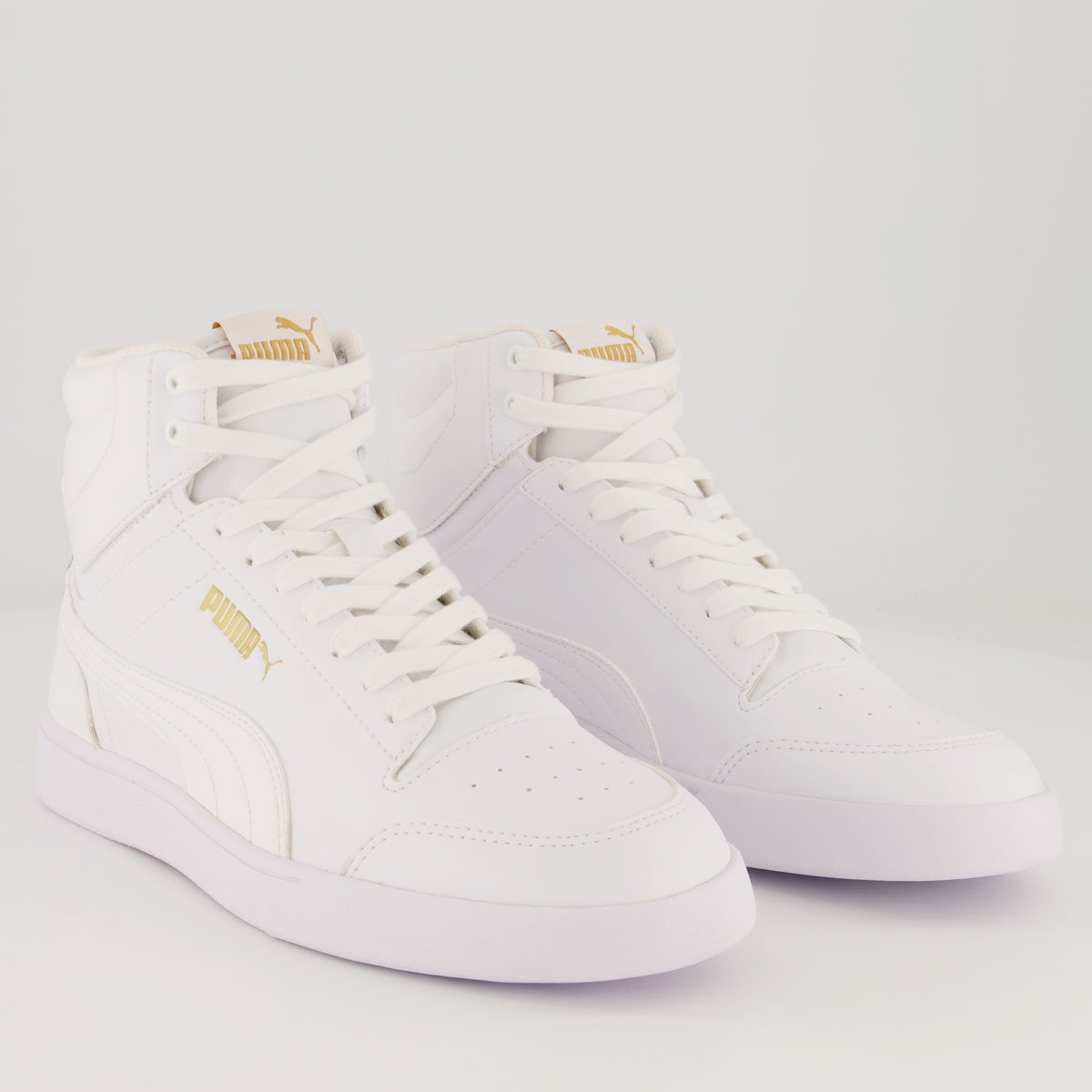 Tênis Puma Shuffle Mid BDP Feminino Branco Branco 2