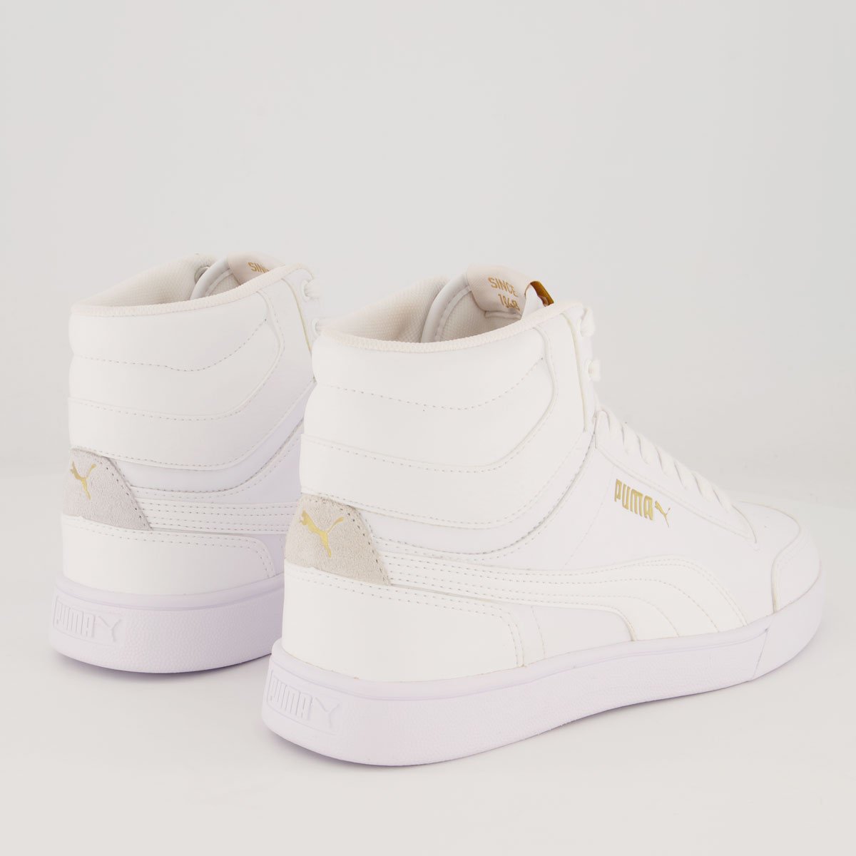 Tênis Puma Shuffle Mid BDP Feminino Branco Branco 3