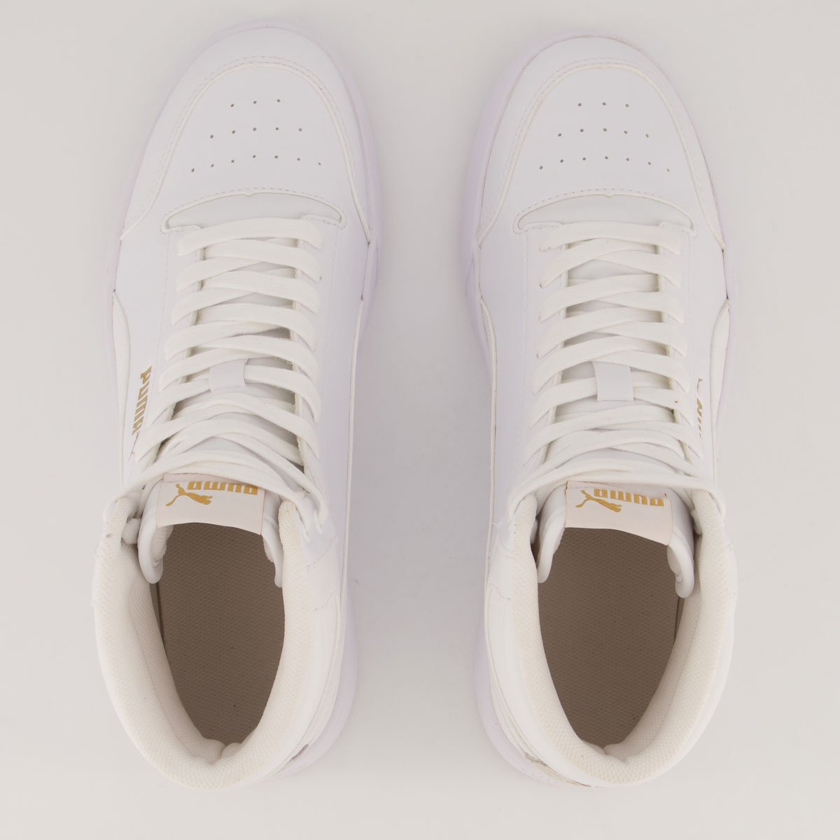 Tênis Puma Shuffle Mid BDP Feminino Branco Branco 4