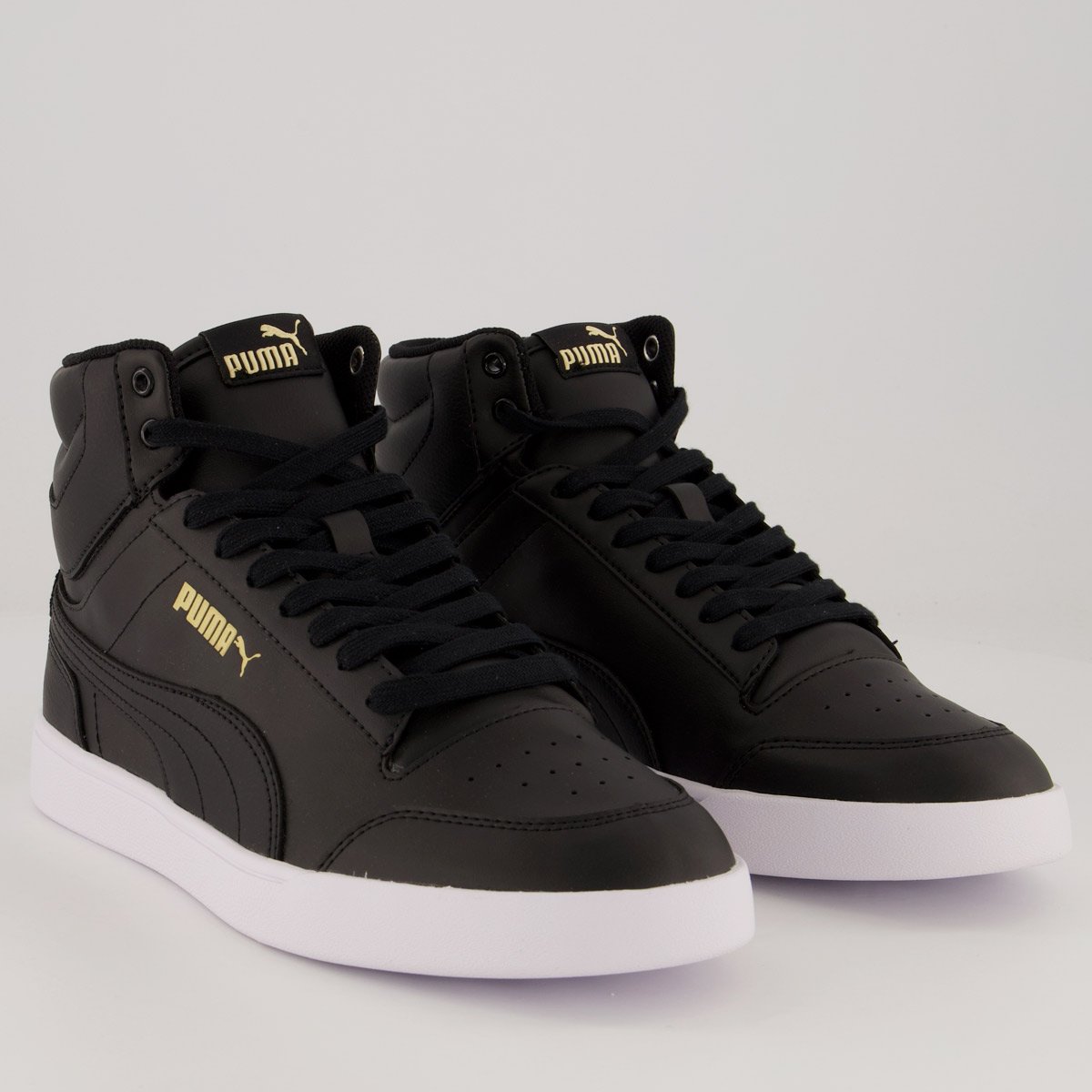 Tênis Puma Shuffle Mid BDP Feminino Preto Preto 2