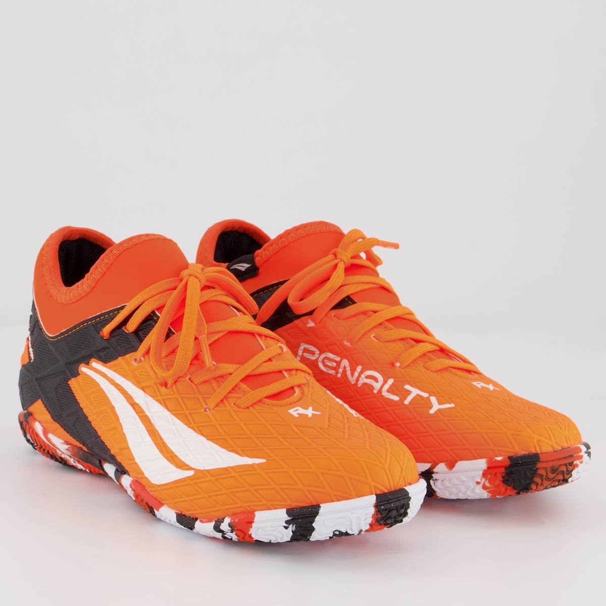 Chuteira Penalty RX Locker Y-3 Futsal Juvenil Laranja Laranja 2