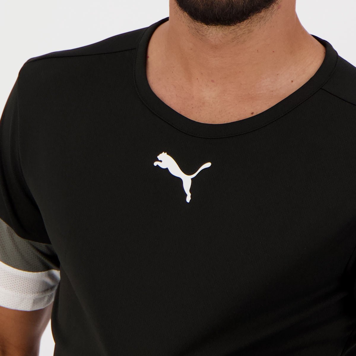 Camisa Puma Teamrise Preta Preto 4