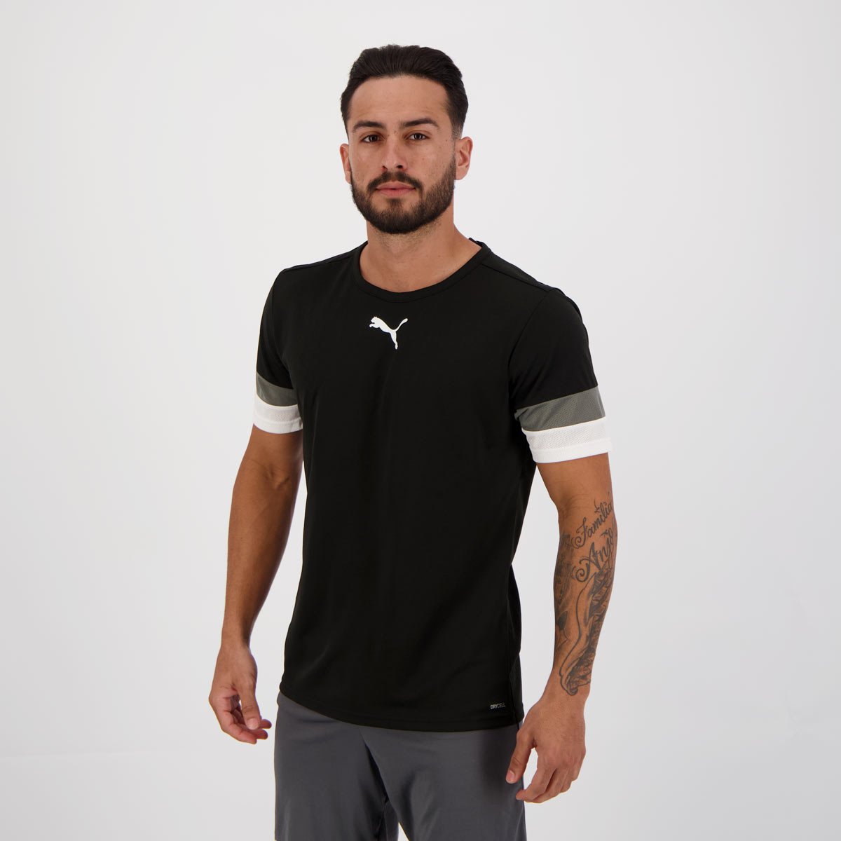 Camisa Puma Teamrise Preta Preto 5