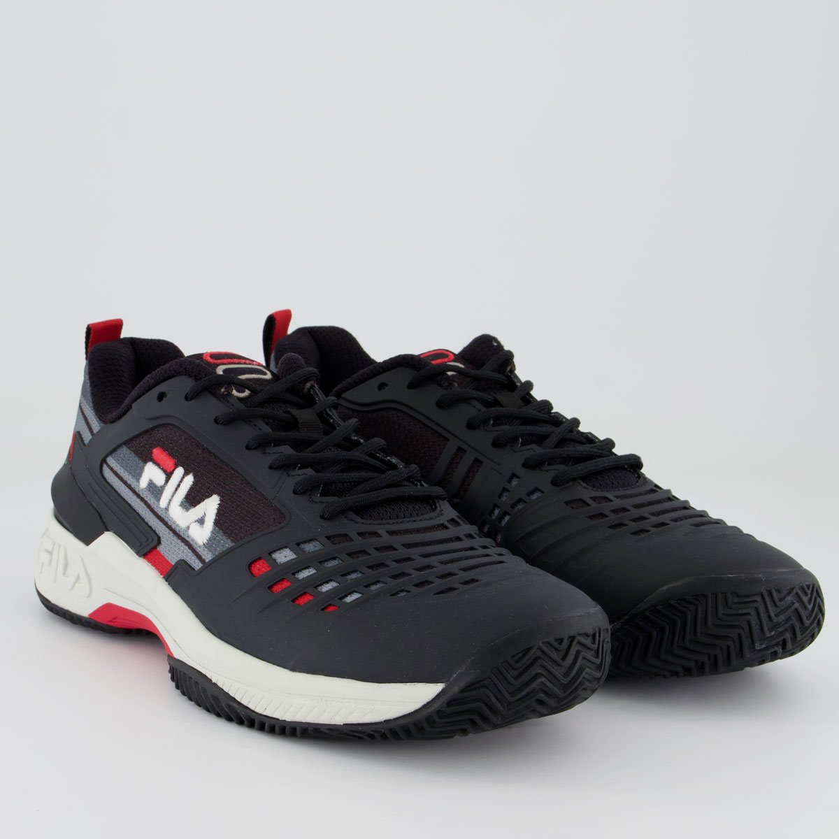 Tênis Fila Axilus Ace 2.0 Clay Preto e Branco Preto 2