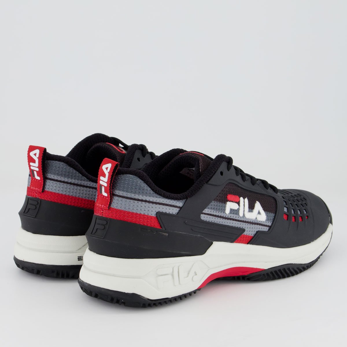 Tênis Fila Axilus Ace 2.0 Clay Preto e Branco Preto 3