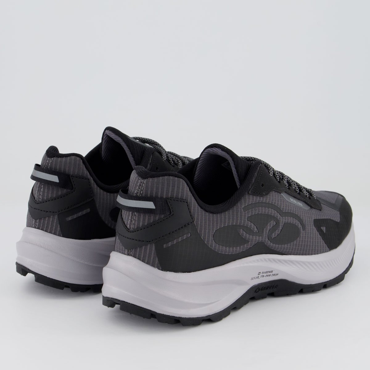 Tênis Olympikus Neblina Preto e Cinza Cinza 3