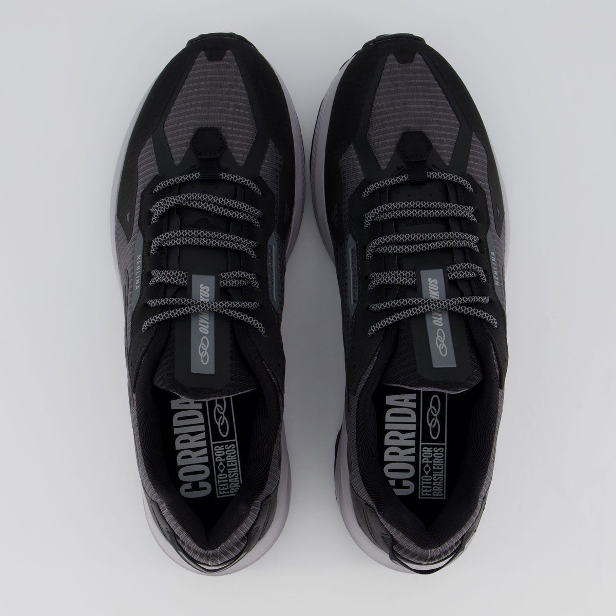 Tênis Olympikus Neblina Preto e Cinza Cinza 4