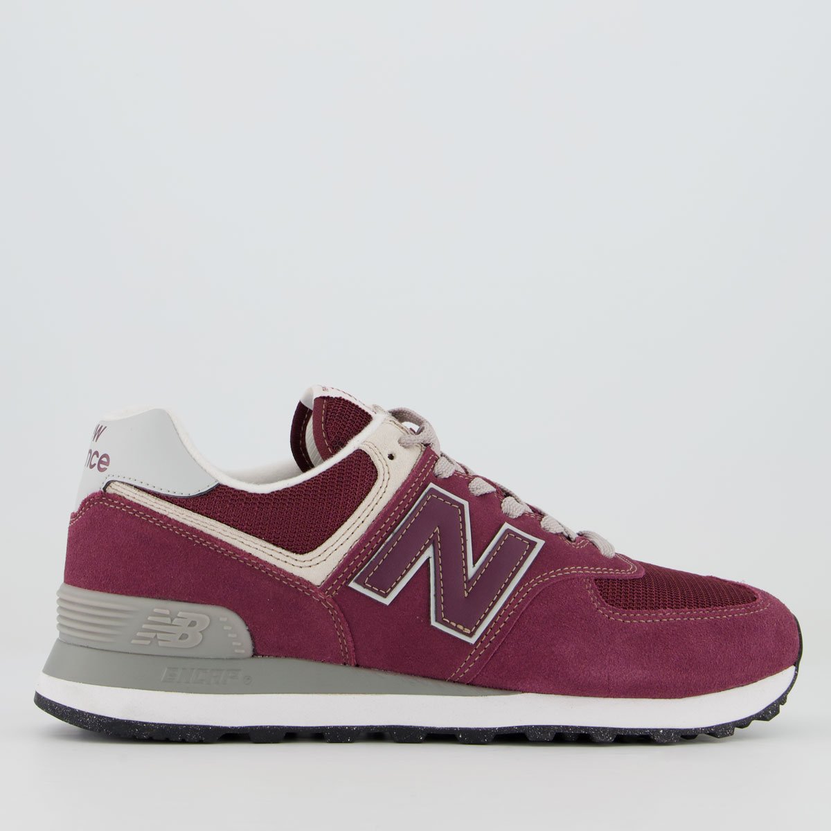 Tênis New Balance 574v2 Bordô Roxo 1