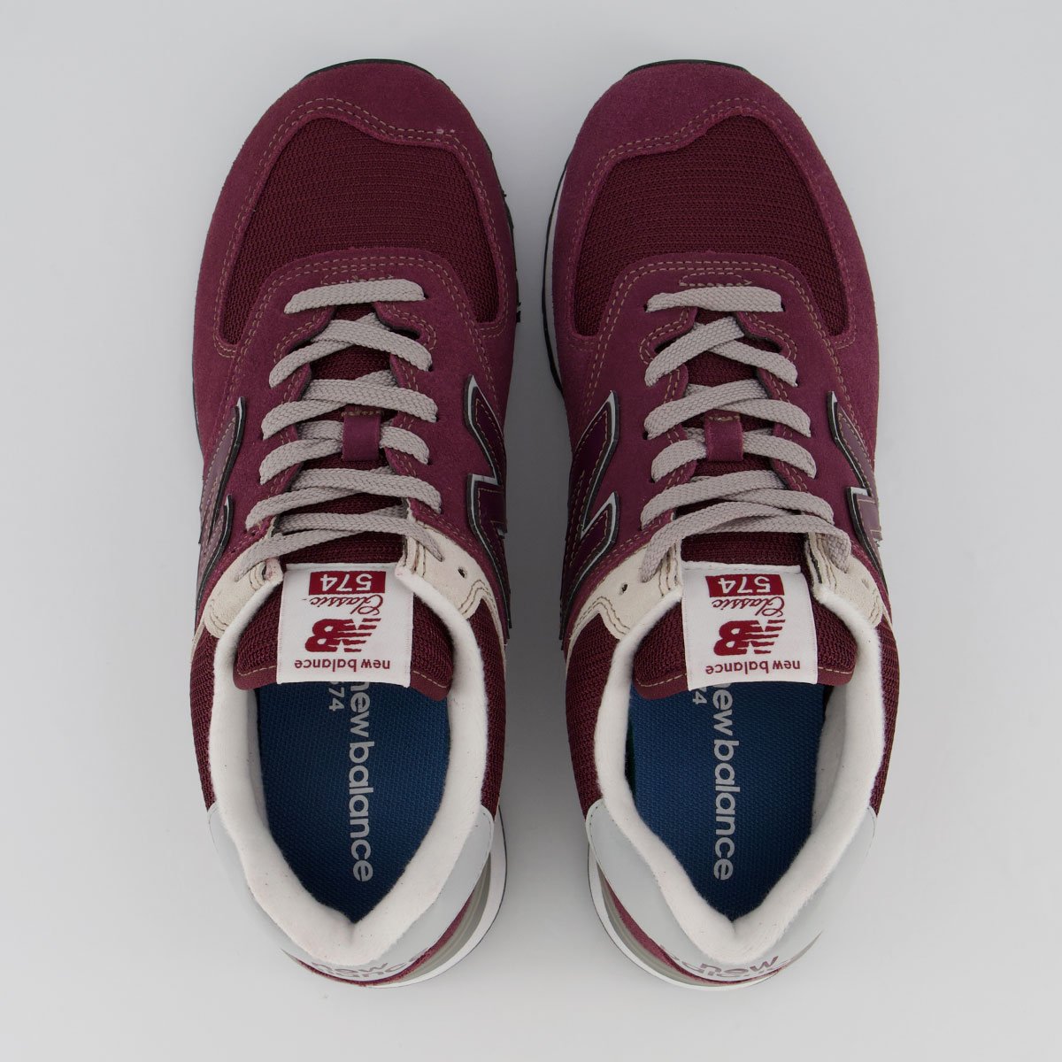 Tênis New Balance 574v2 Bordô Roxo 4