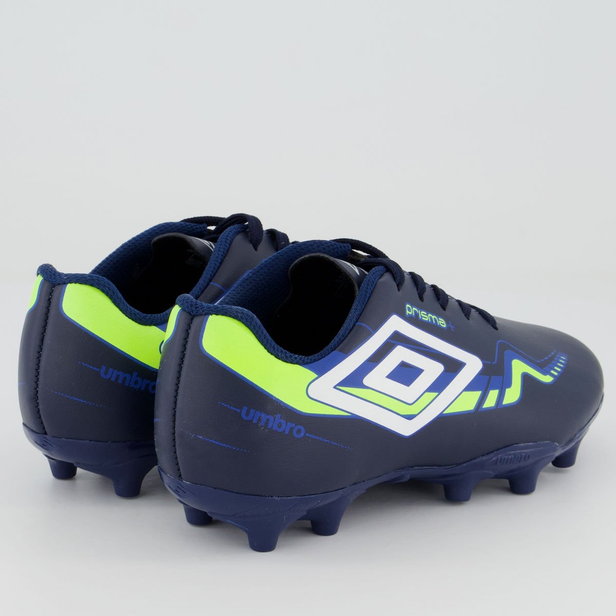 Chuteira Umbro Prisma+ Campo Juvenil Azul Azul 3