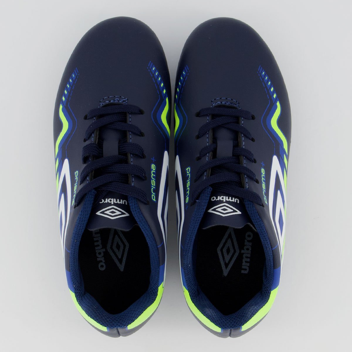 Chuteira Umbro Prisma+ Campo Juvenil Azul Azul 4