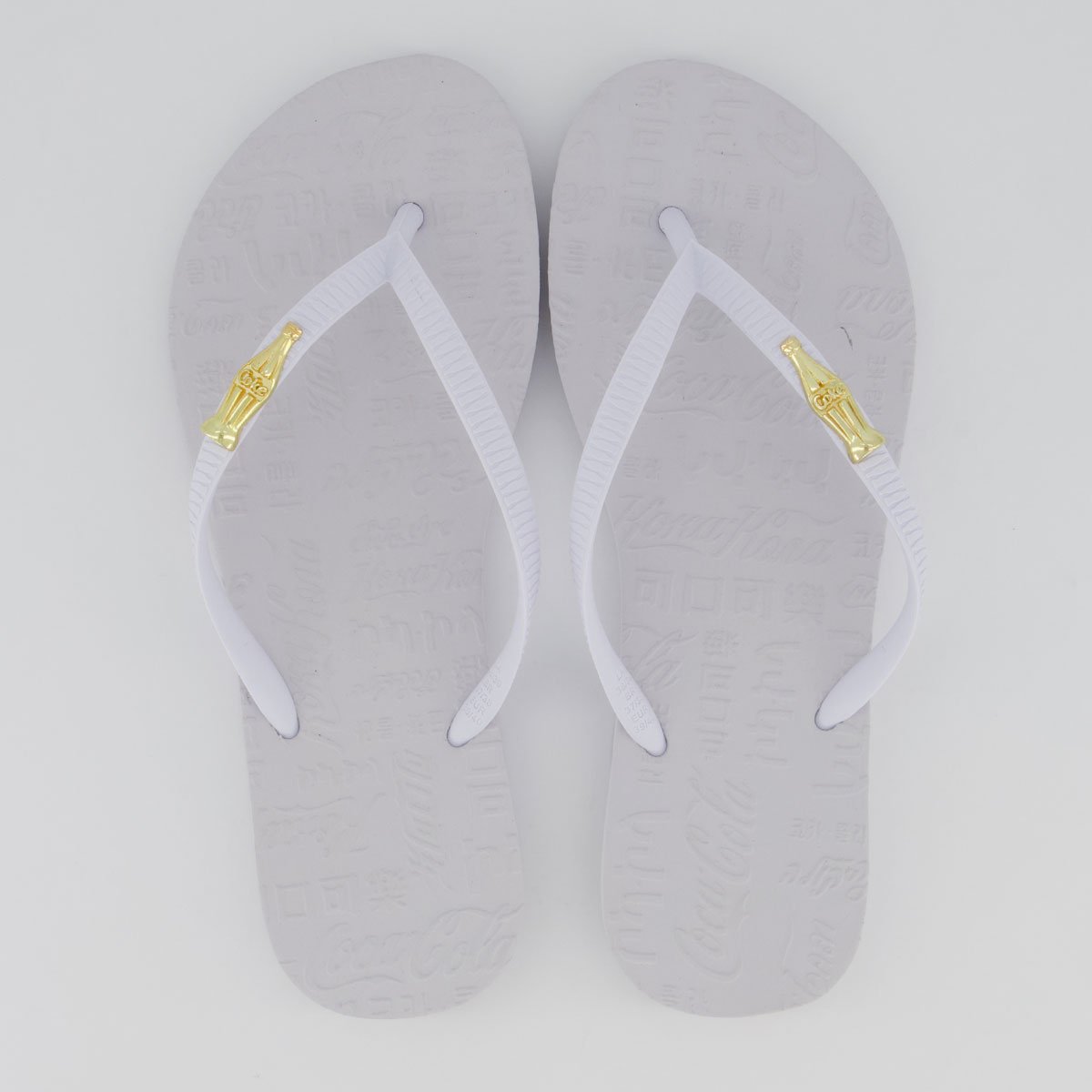 Chinelo Coca Cola Way Feminino Branco Branco 1