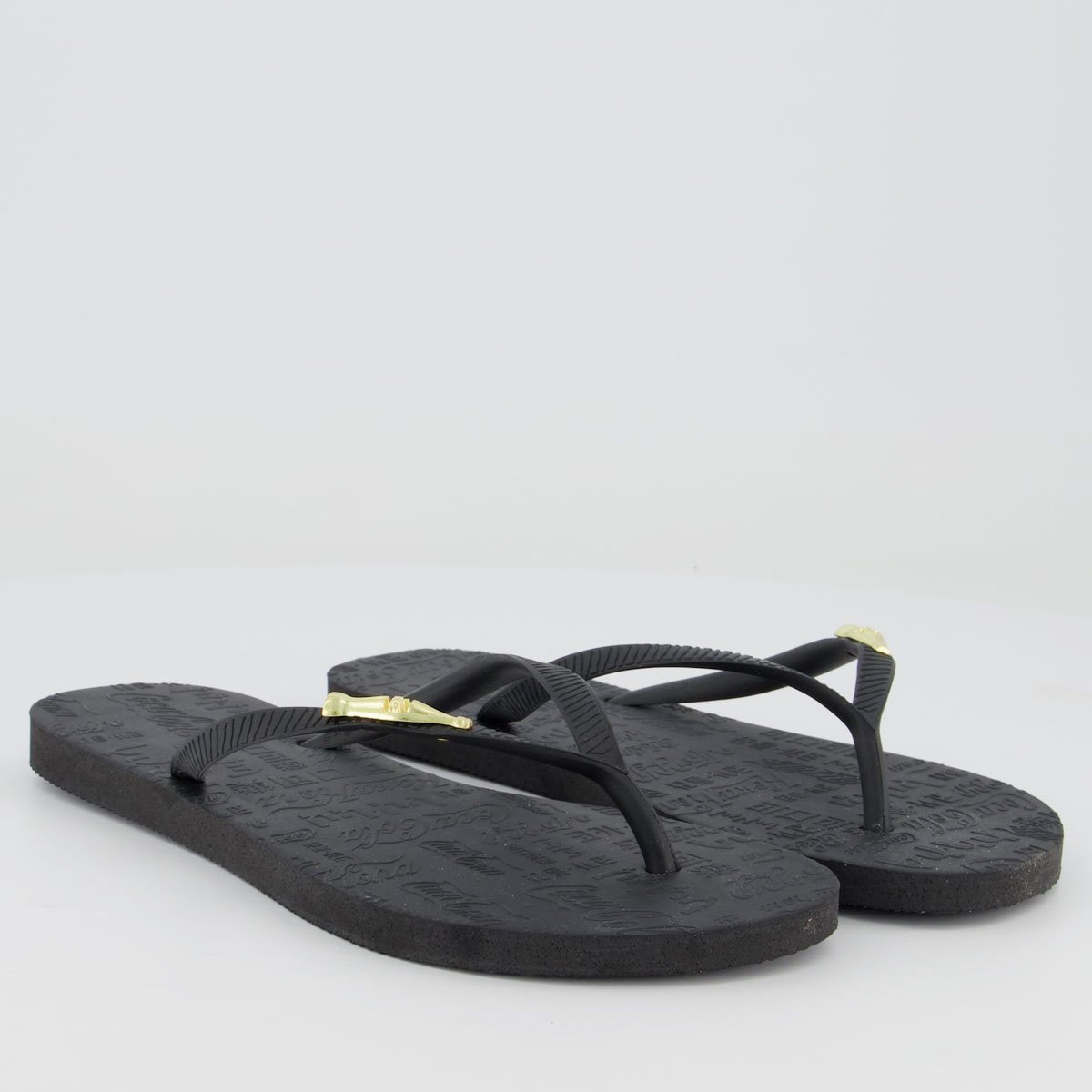 Chinelo Coca Cola Way I Feminino Preto Preto 3