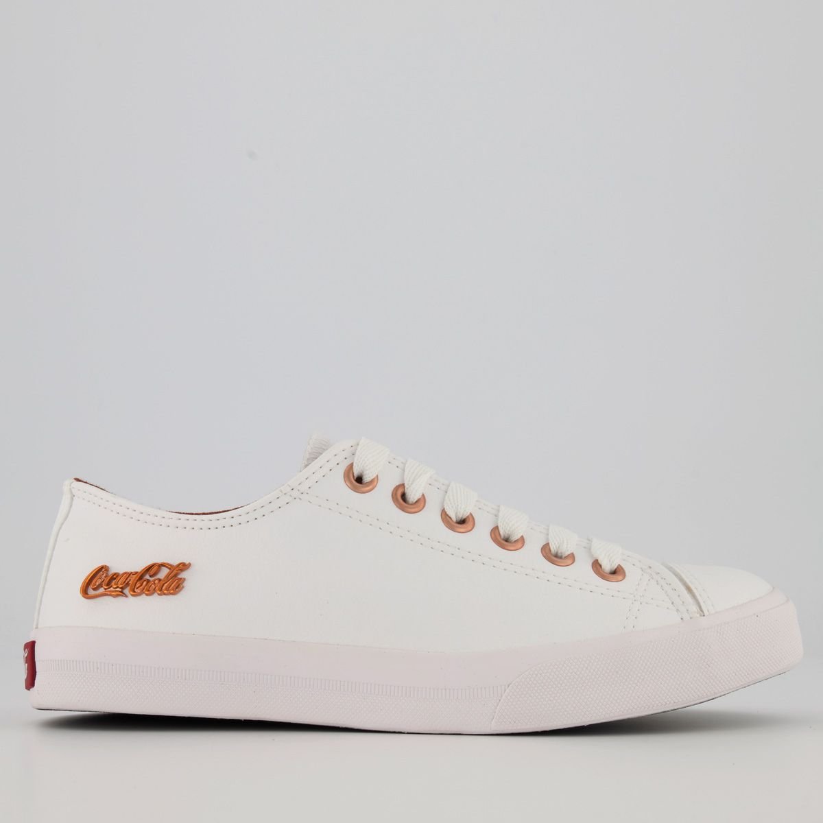 Tênis Coca-Cola Shoes Basket Floater Low Feminino Branco 1