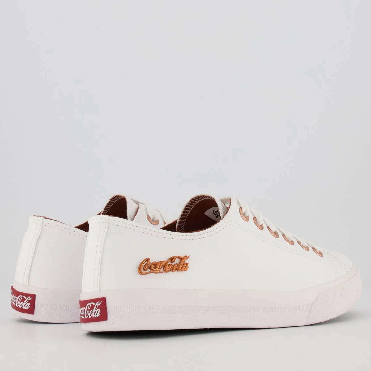 Tênis Coca-Cola Shoes Basket Floater Low Feminino Branco 3