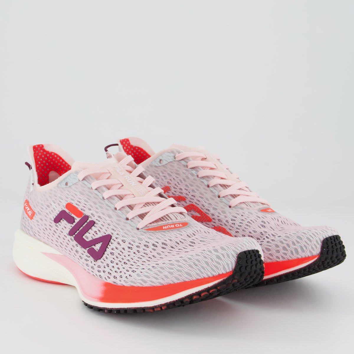 Tênis Fila KR6 Feminino Rosa e Bordô Rosa/Bordô 2