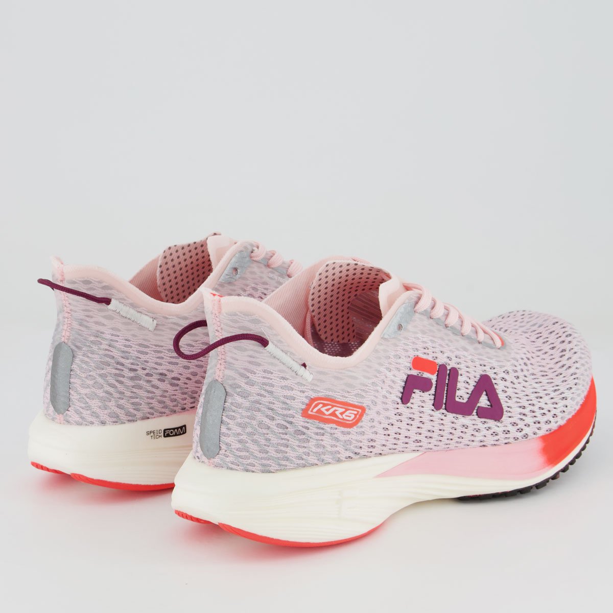 Tênis Fila KR6 Feminino Rosa e Bordô Rosa/Bordô 3