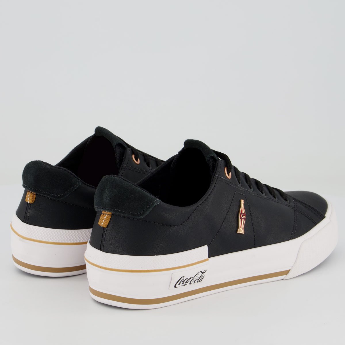 Tênis Coca Cola Leblon Town Feminino Preto e Cobre Preto/Cobre 3