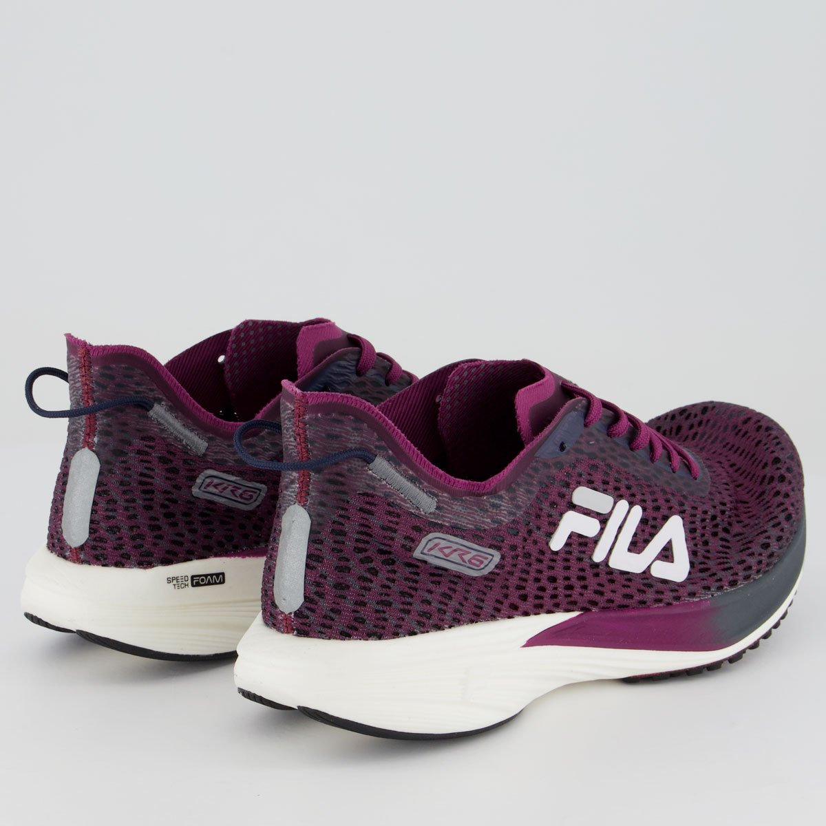 Tênis Fila KR6 Feminino Bordô Roxo 3