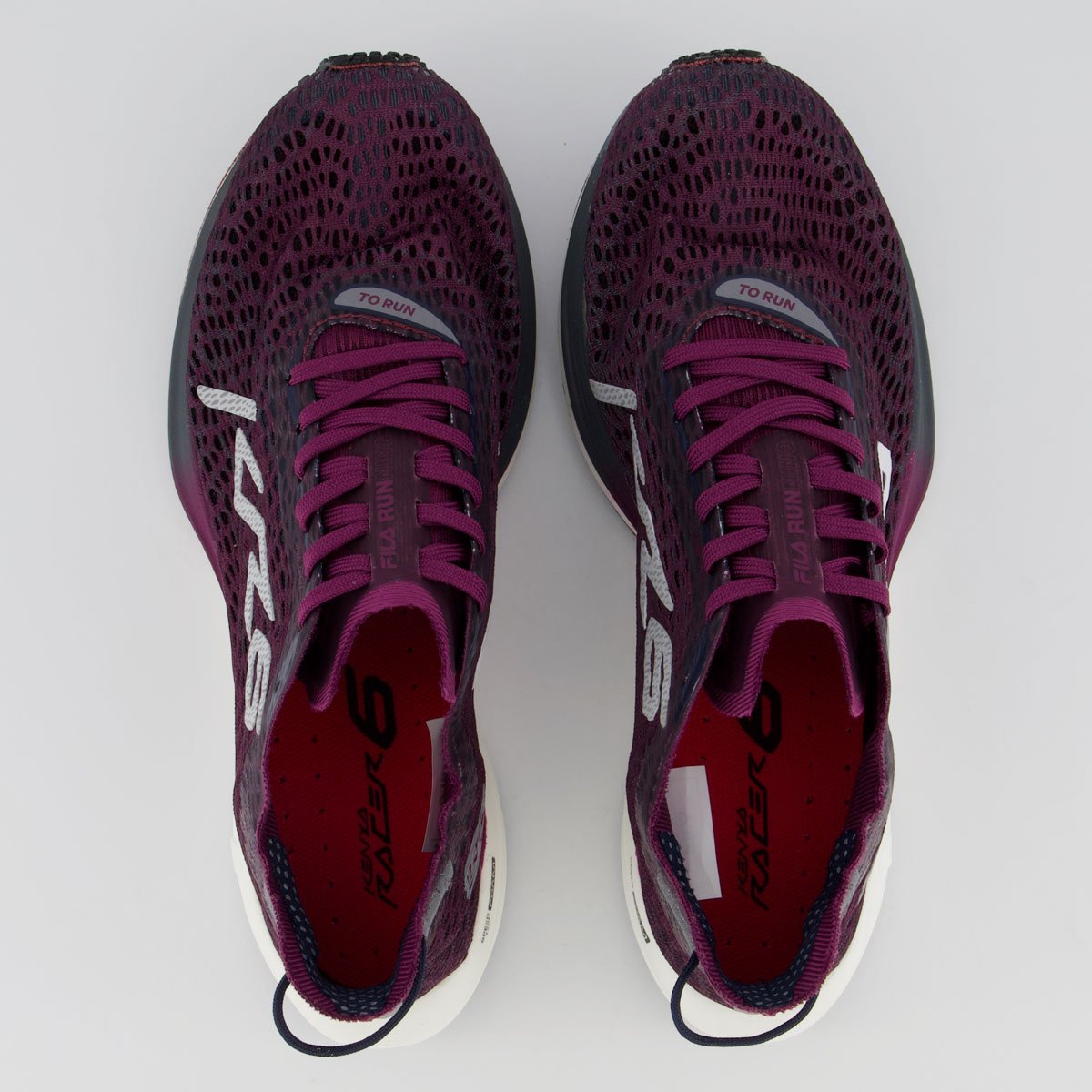 Tênis Fila KR6 Feminino Bordô Roxo 4