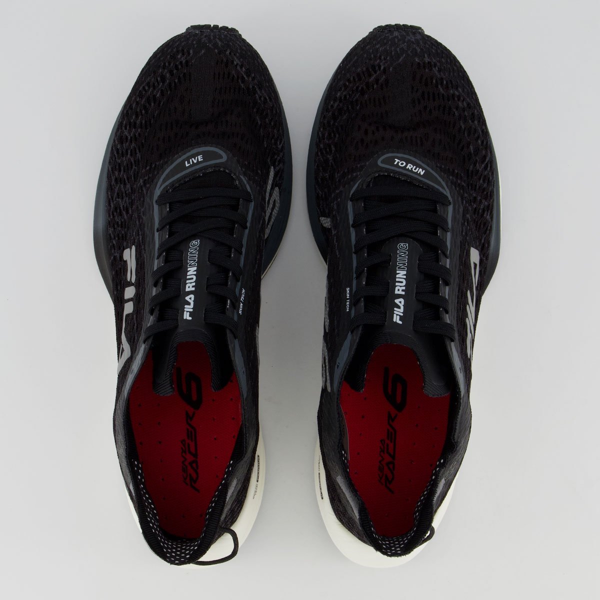 Tênis Fila KR6 Preto e Branco Preto/Branco 4