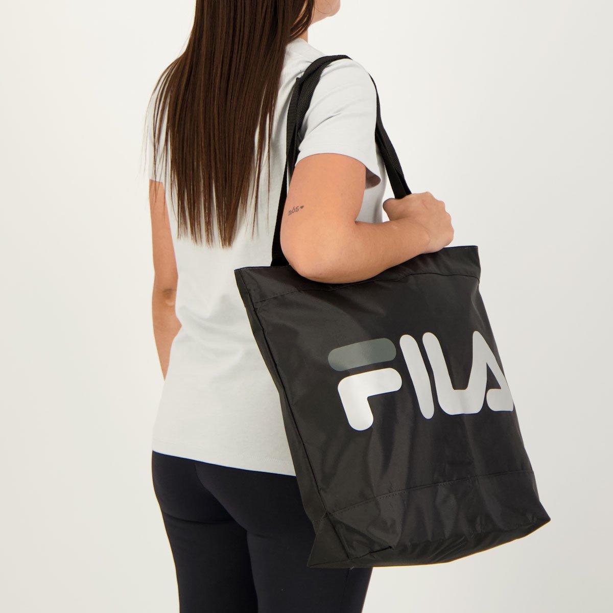 Bolsa Fila Active Preto Preto 2