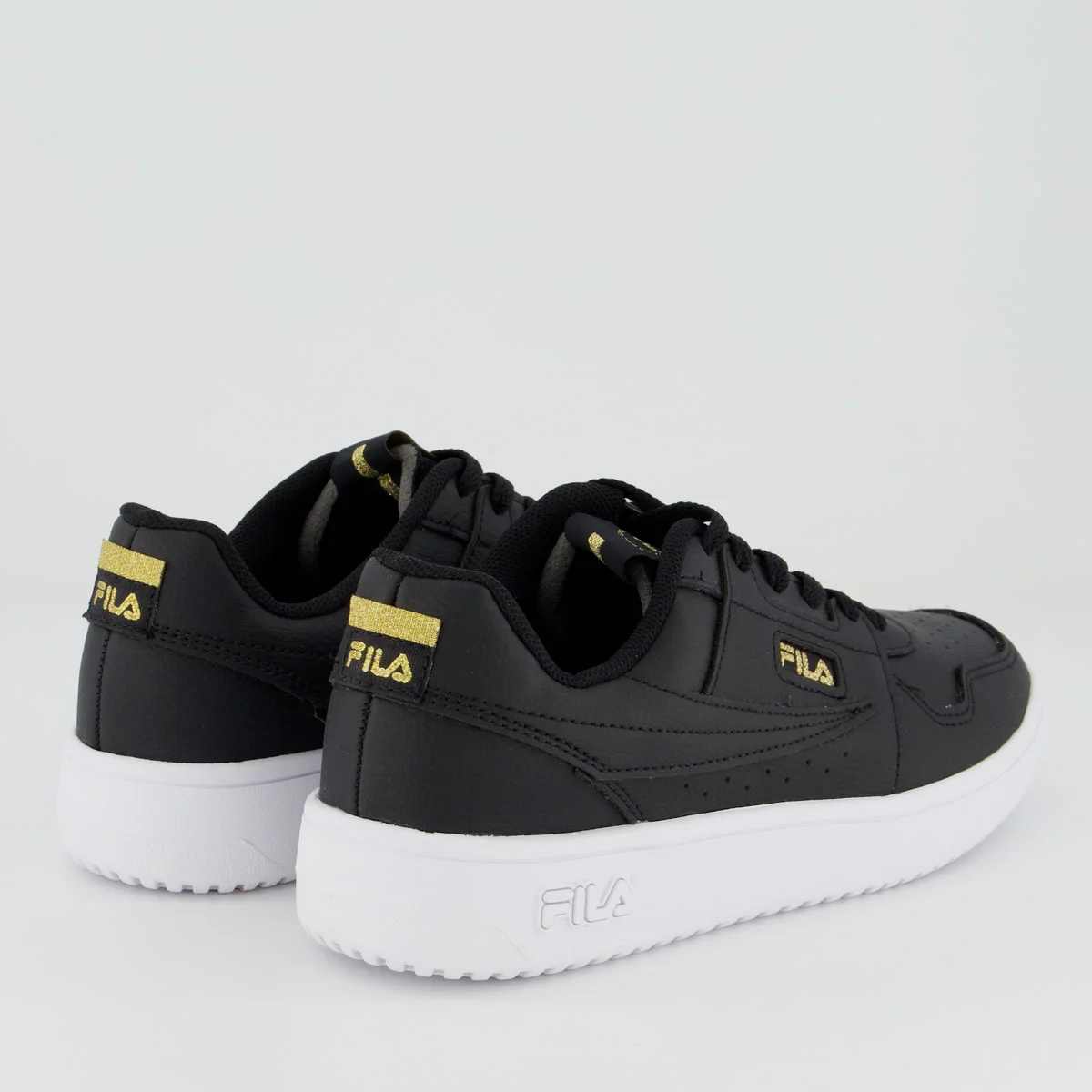 Tênis Fila ACD Classic Feminino Preto e Dourado Preto 3