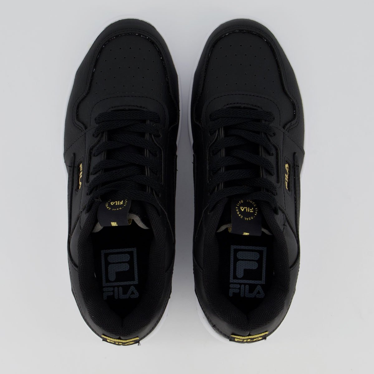 Tênis Fila ACD Classic Feminino Preto e Dourado Preto 4