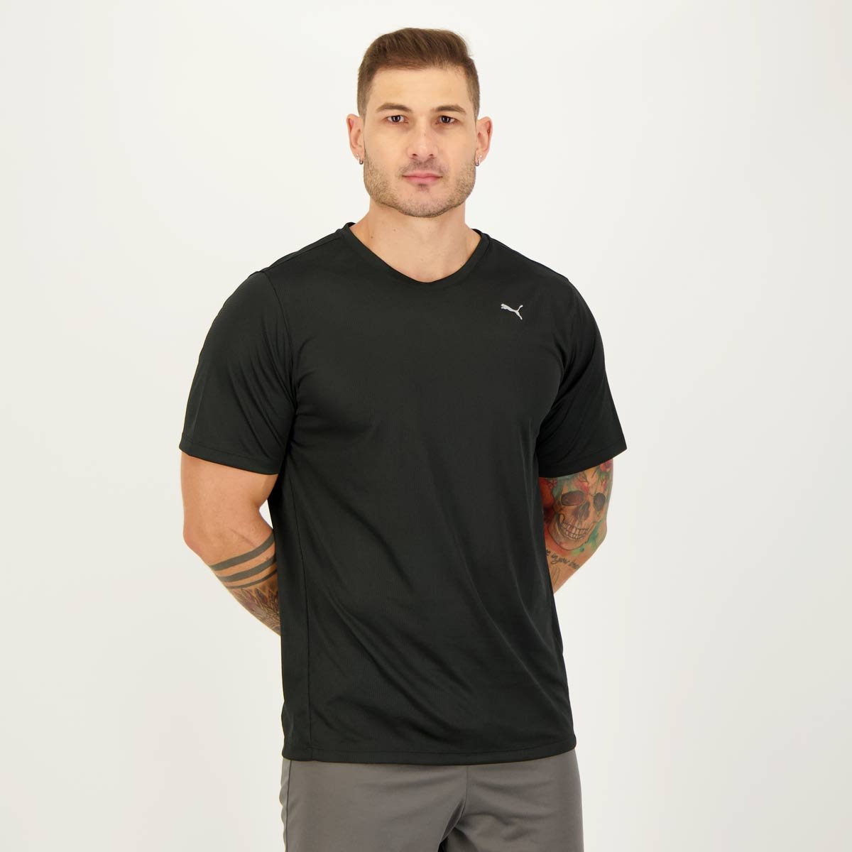 Camiseta Puma Performance SS Preta Preto 3