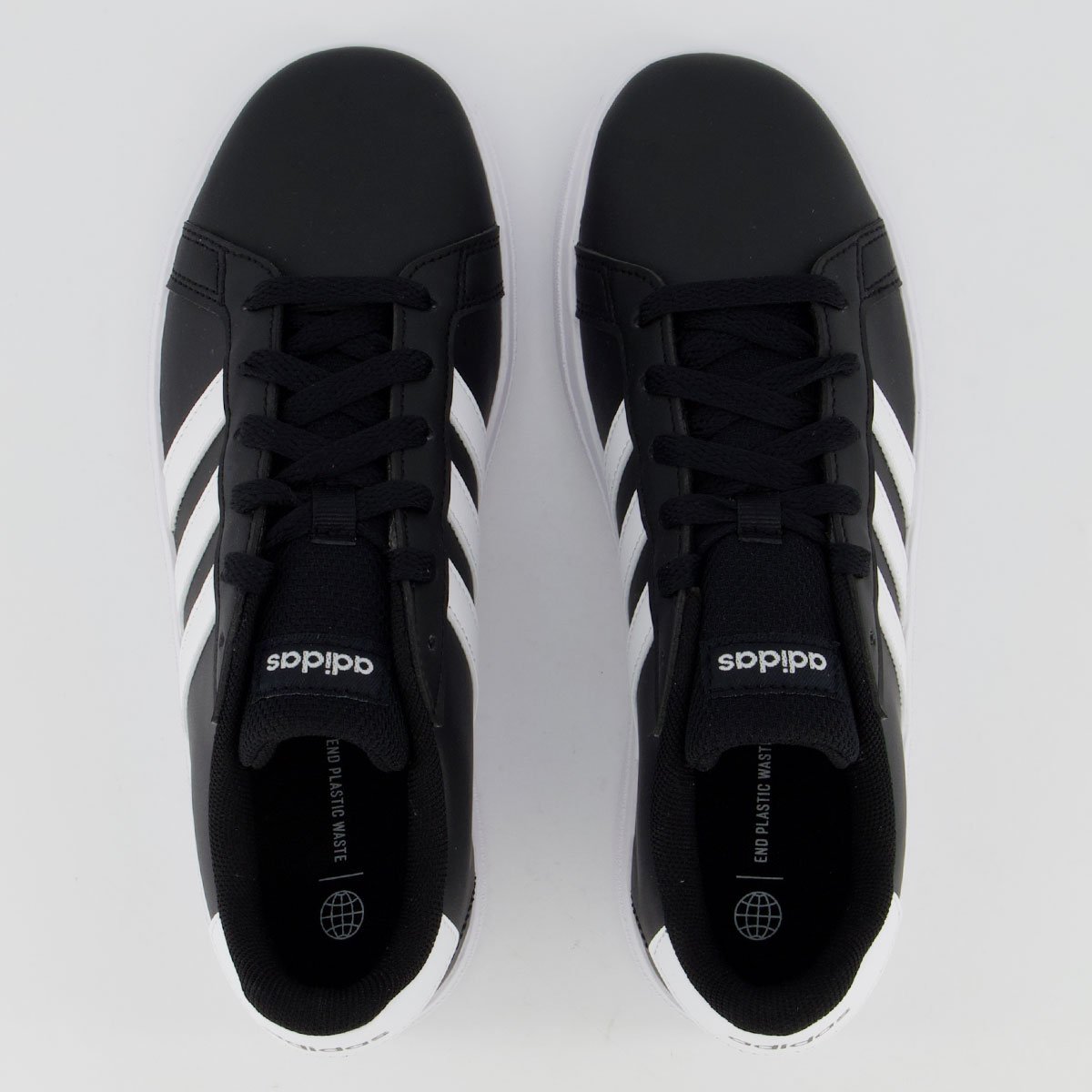 Tênis Adidas Grand Court 2.0 Juvenil Preto Preto 4