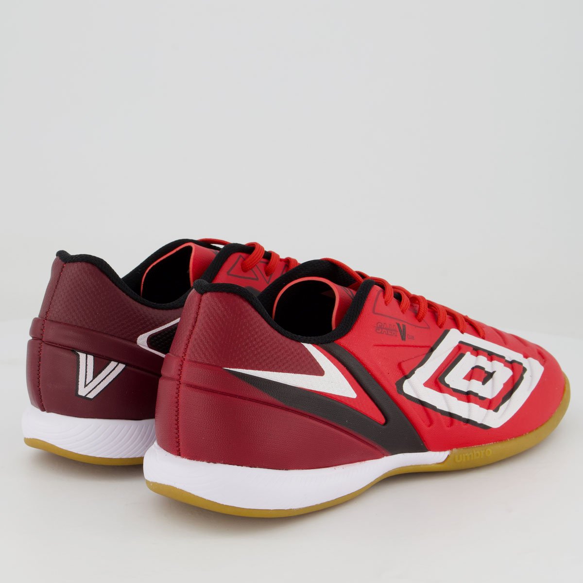 Chuteira Umbro Sala V Club Futsal Vermelha 3
