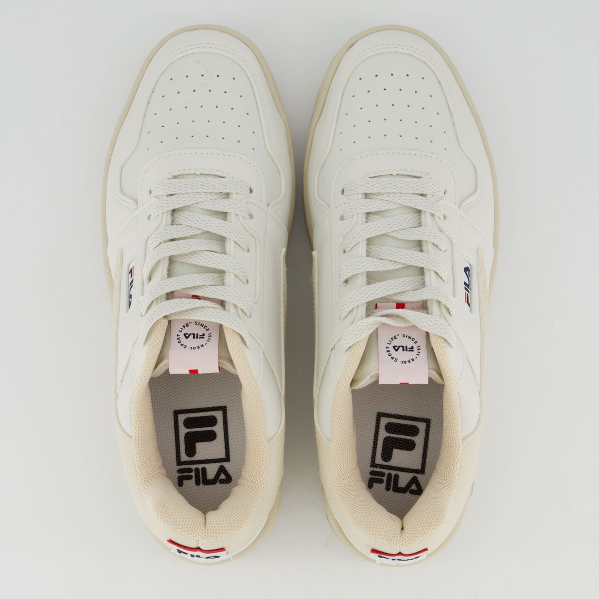 Tênis Fila ACD Classic Branco e Bege Branco 4