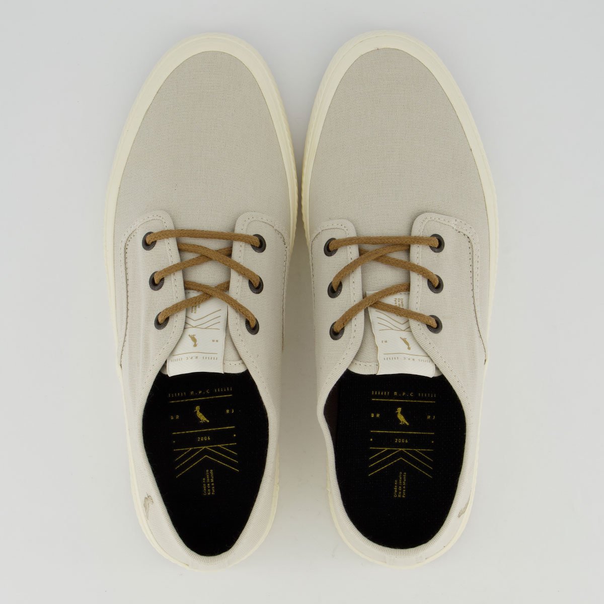 Tênis Reserva Dock Cinza e Branco Branco 4