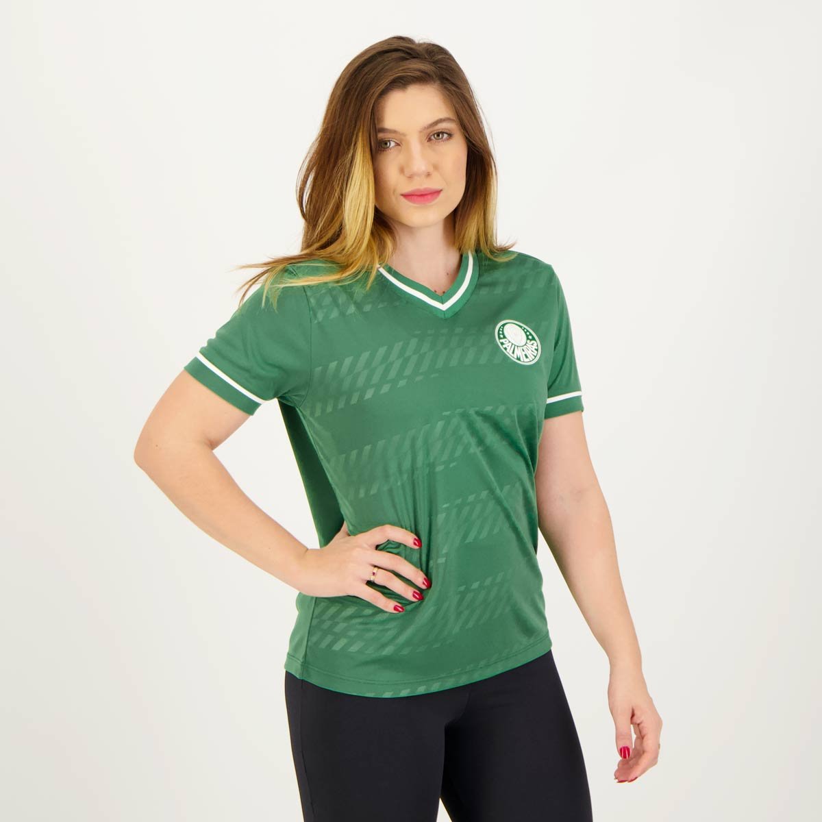 Camisa Palmeiras Home Feminina Verde Verde 2