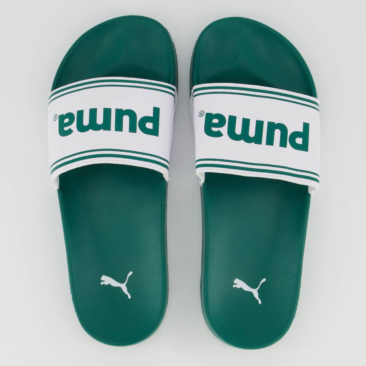 Chinelo Puma Leadcat 2.0 Team BDP Branco e Verde Verde 1