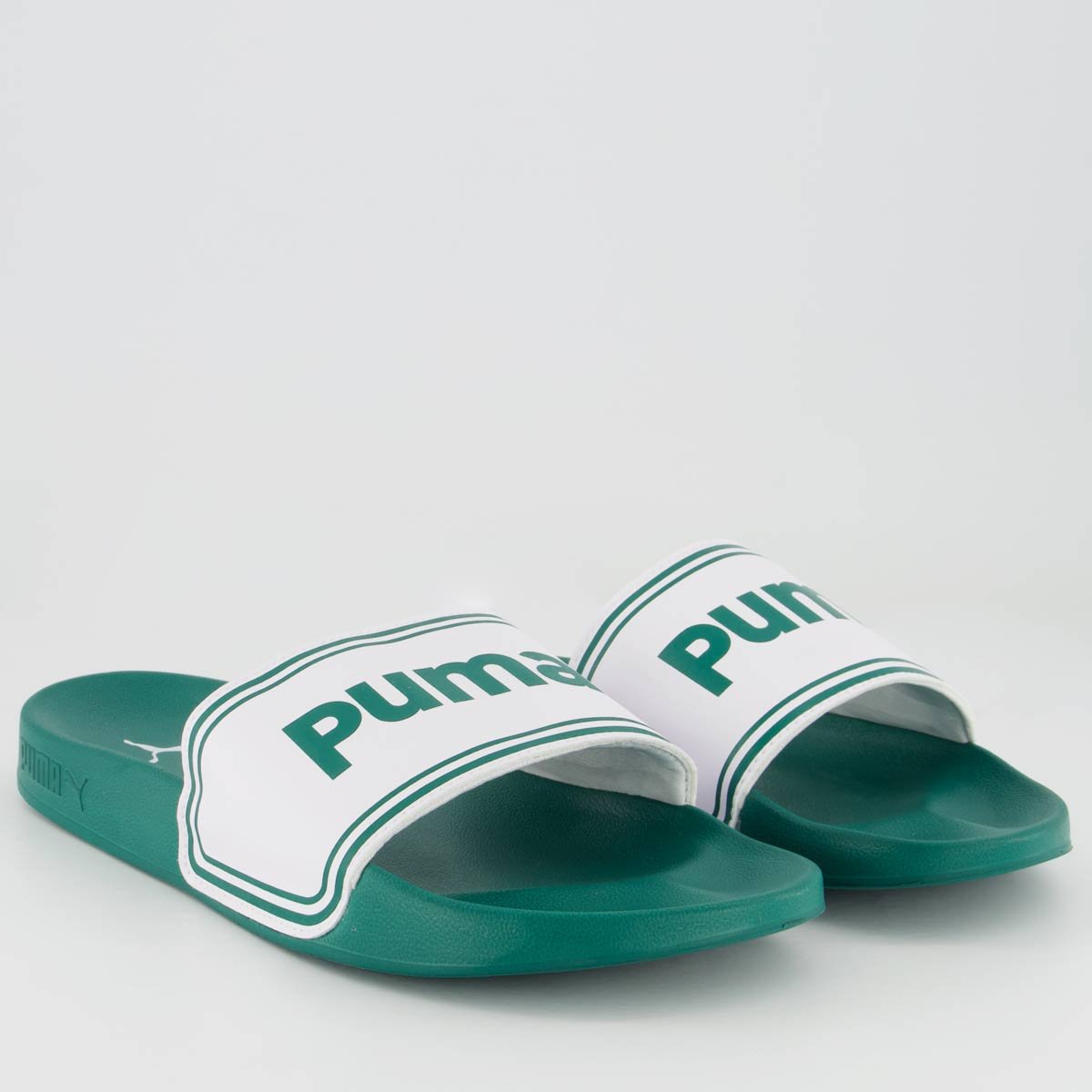Chinelo Puma Leadcat 2.0 Team BDP Branco e Verde Verde 3