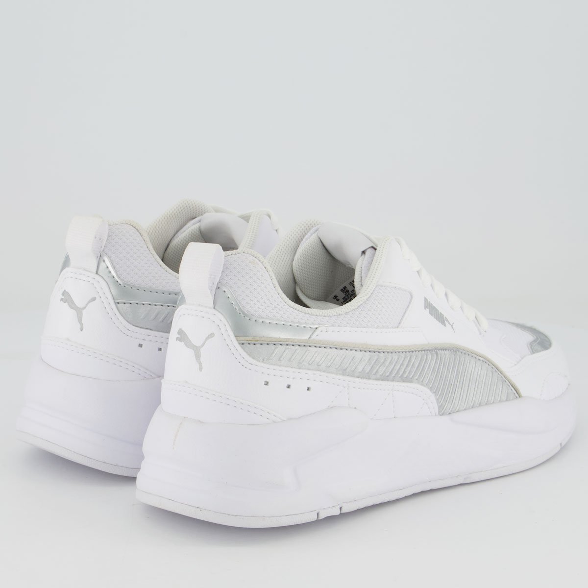 Tênis Puma X-Ray 2 Square Metallics BDP Feminino Branco Branco 3