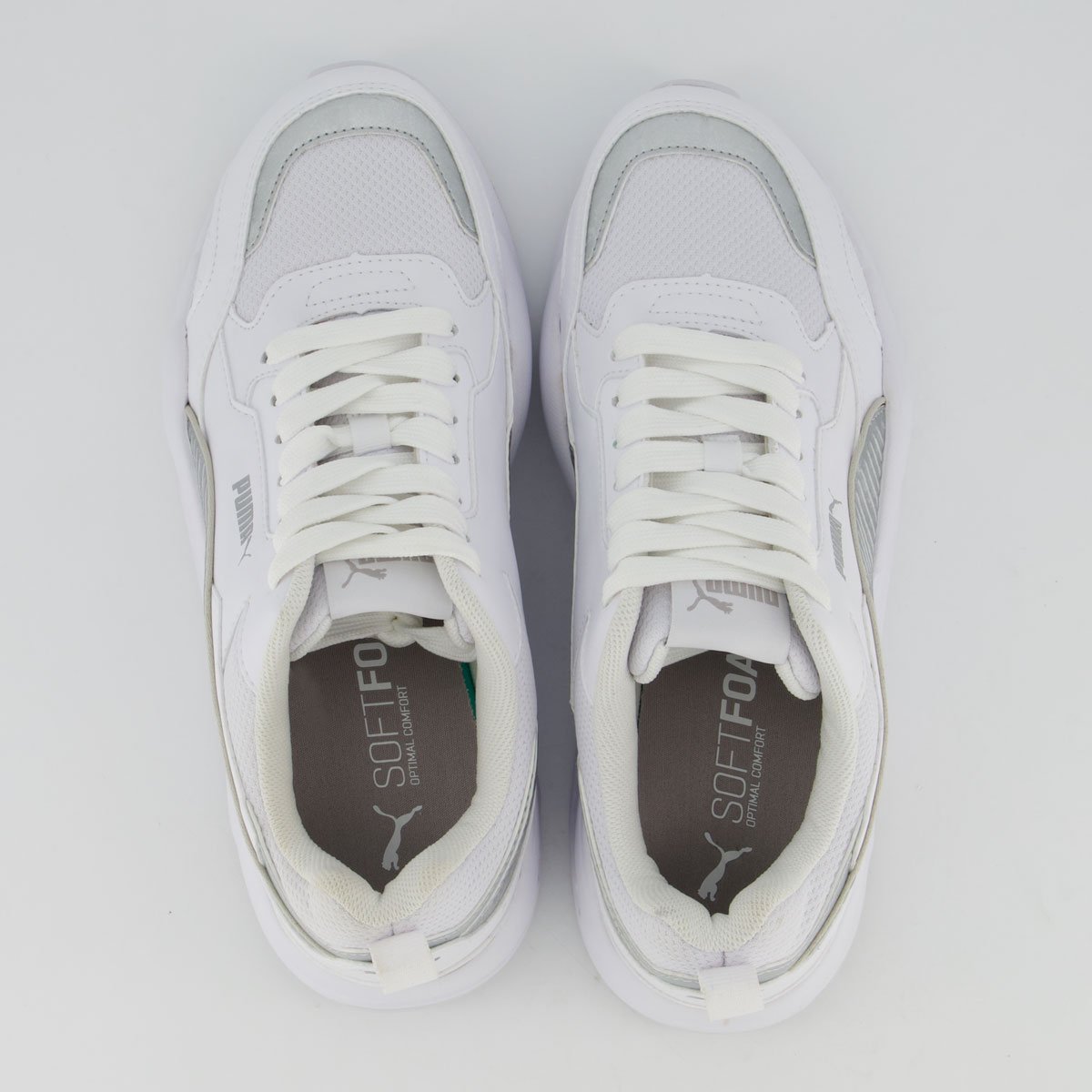 Tênis Puma X-Ray 2 Square Metallics BDP Feminino Branco Branco 4