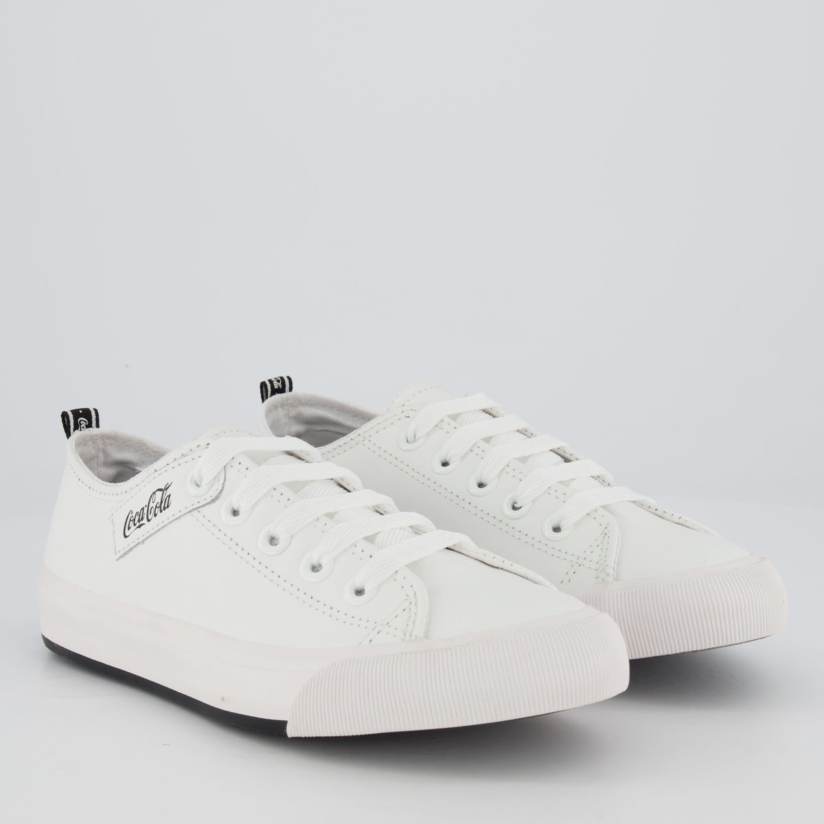 Tênis Coca Cola Atlanta Leather Coke I Feminino Branco Branco 2