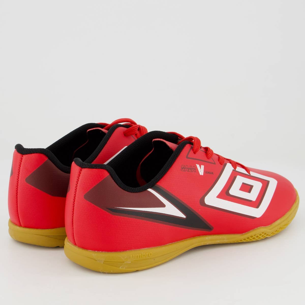 Chuteira Umbro Sala V League Futsal Vermelha Vermelho 3