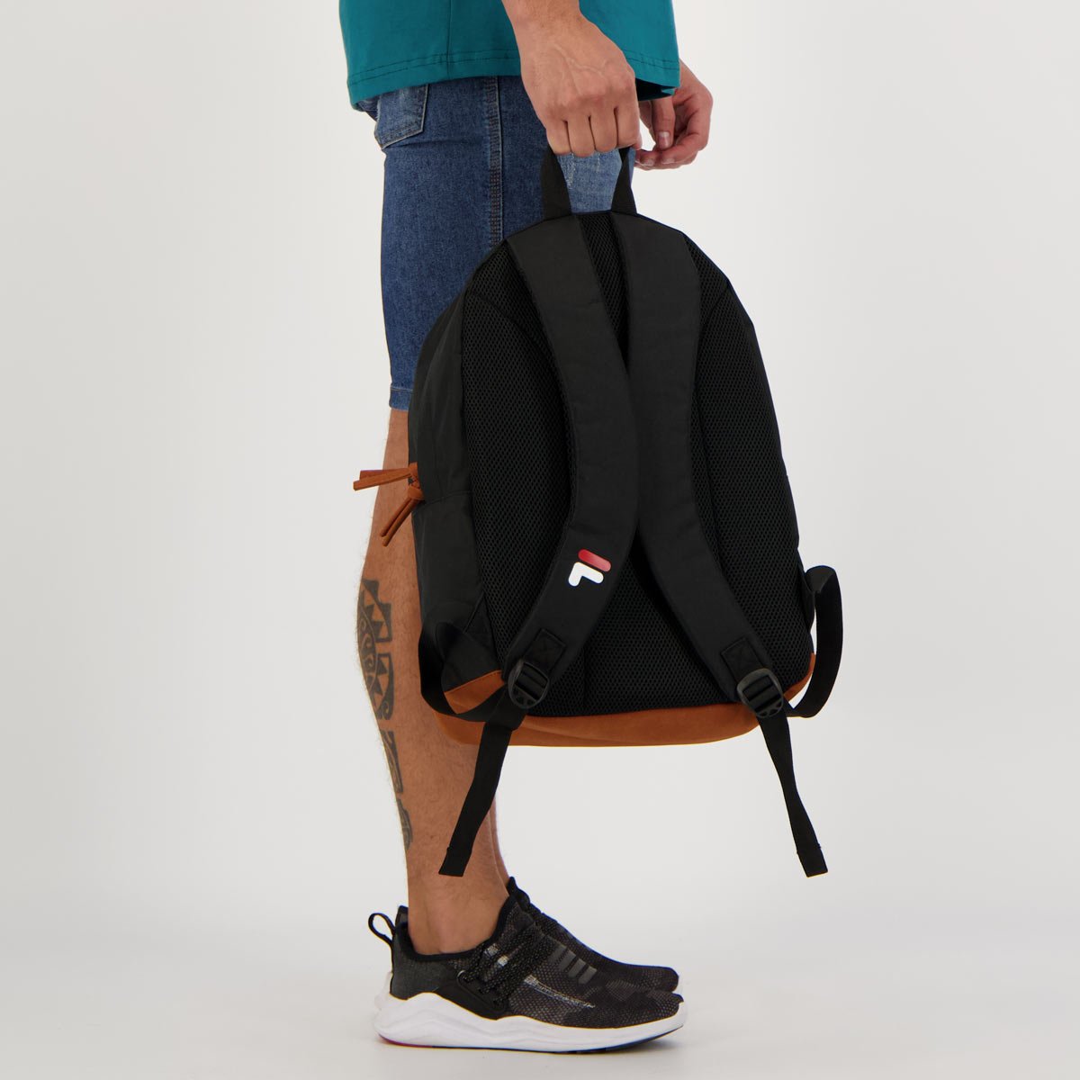 Mochila Fila Suede Preta Preto 2