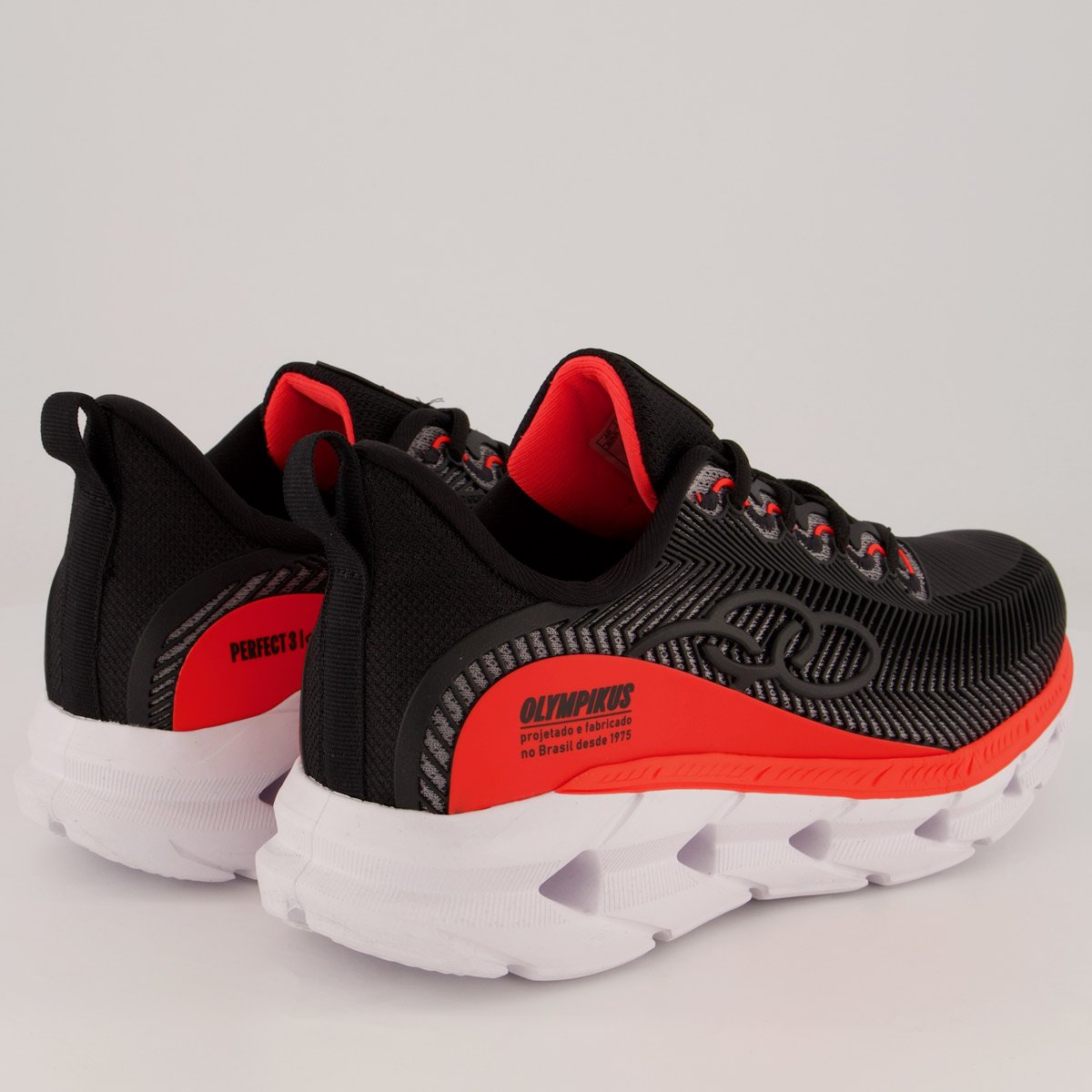 Tênis Olympikus Perfect 3 Preto e Laranja 3