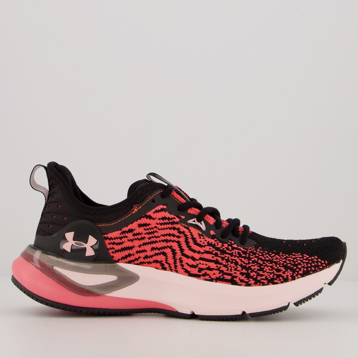 Tênis Under Armour Charged Stamina Feminino Preto e Rosa Rosa 1