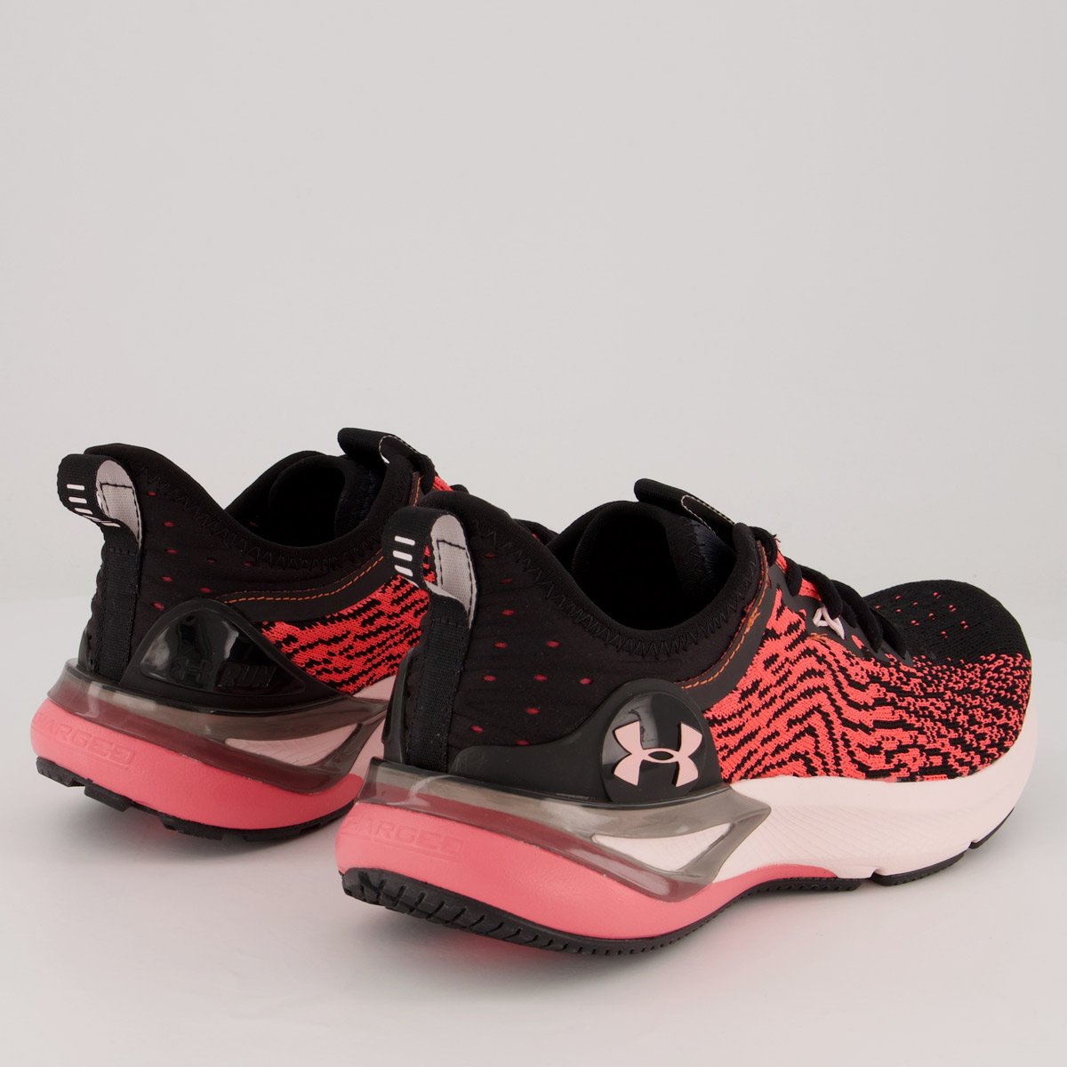 Tênis Under Armour Charged Stamina Feminino Preto e Rosa Rosa 3