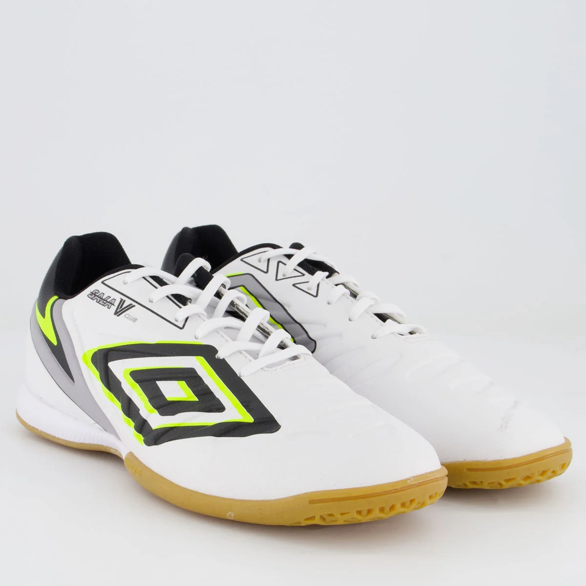 Chuteira Umbro Sala V Club Futsal Branca Branco 2