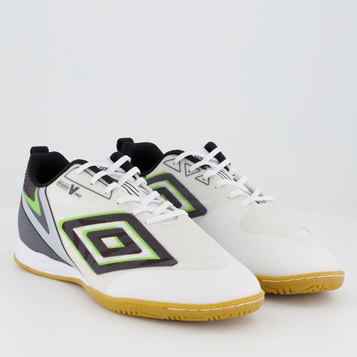 Chuteira Umbro Sala V Bump Pro Futsal Branca Branco 2