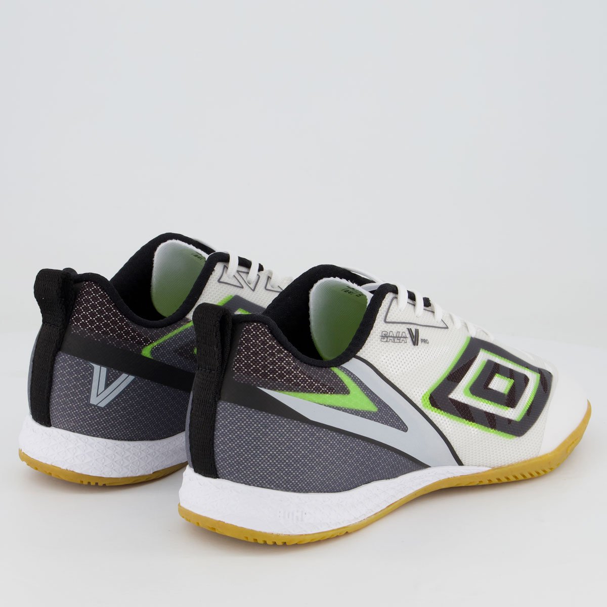 Chuteira Umbro Sala V Bump Pro Futsal Branca Branco 3