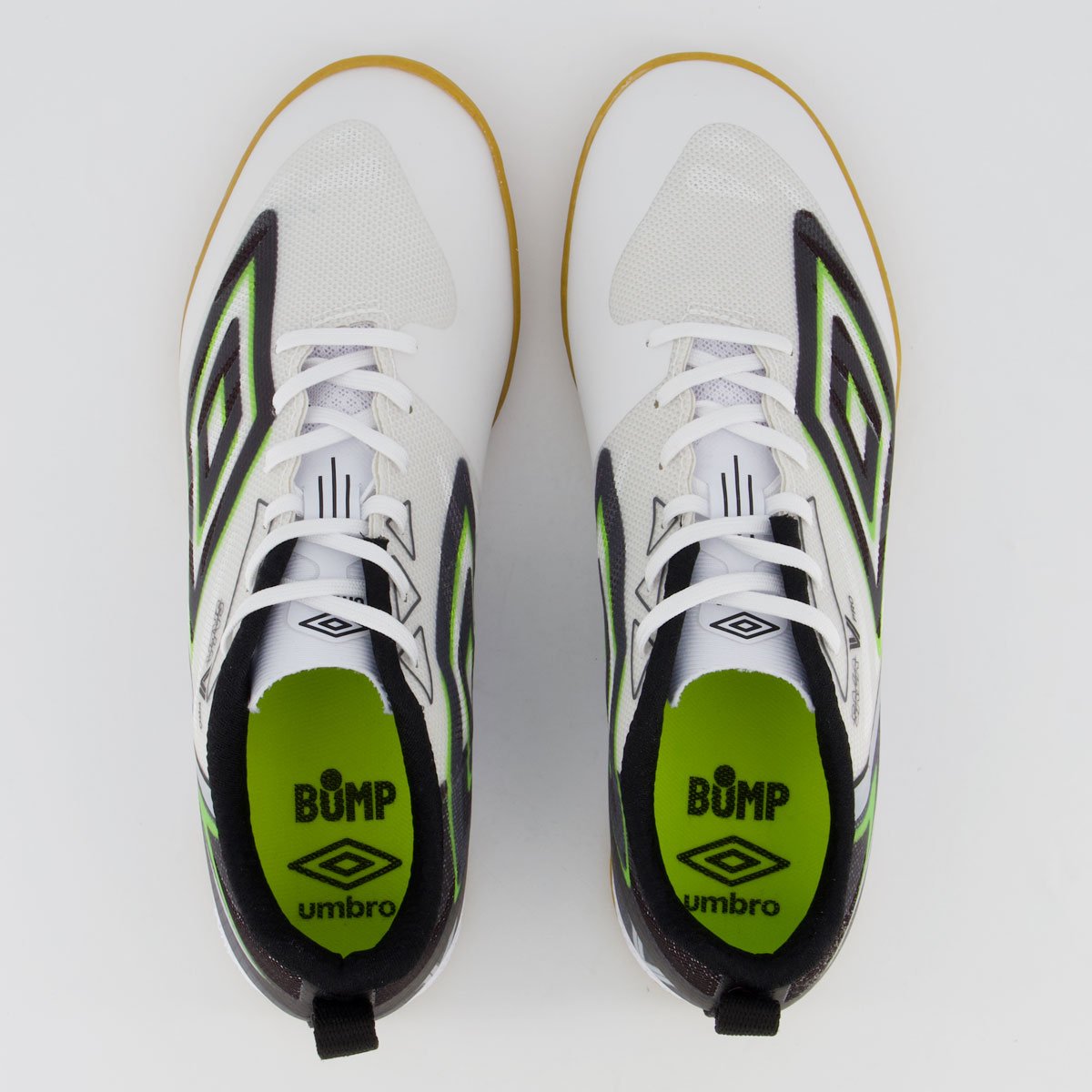 Chuteira Umbro Sala V Bump Pro Futsal Branca Branco 4