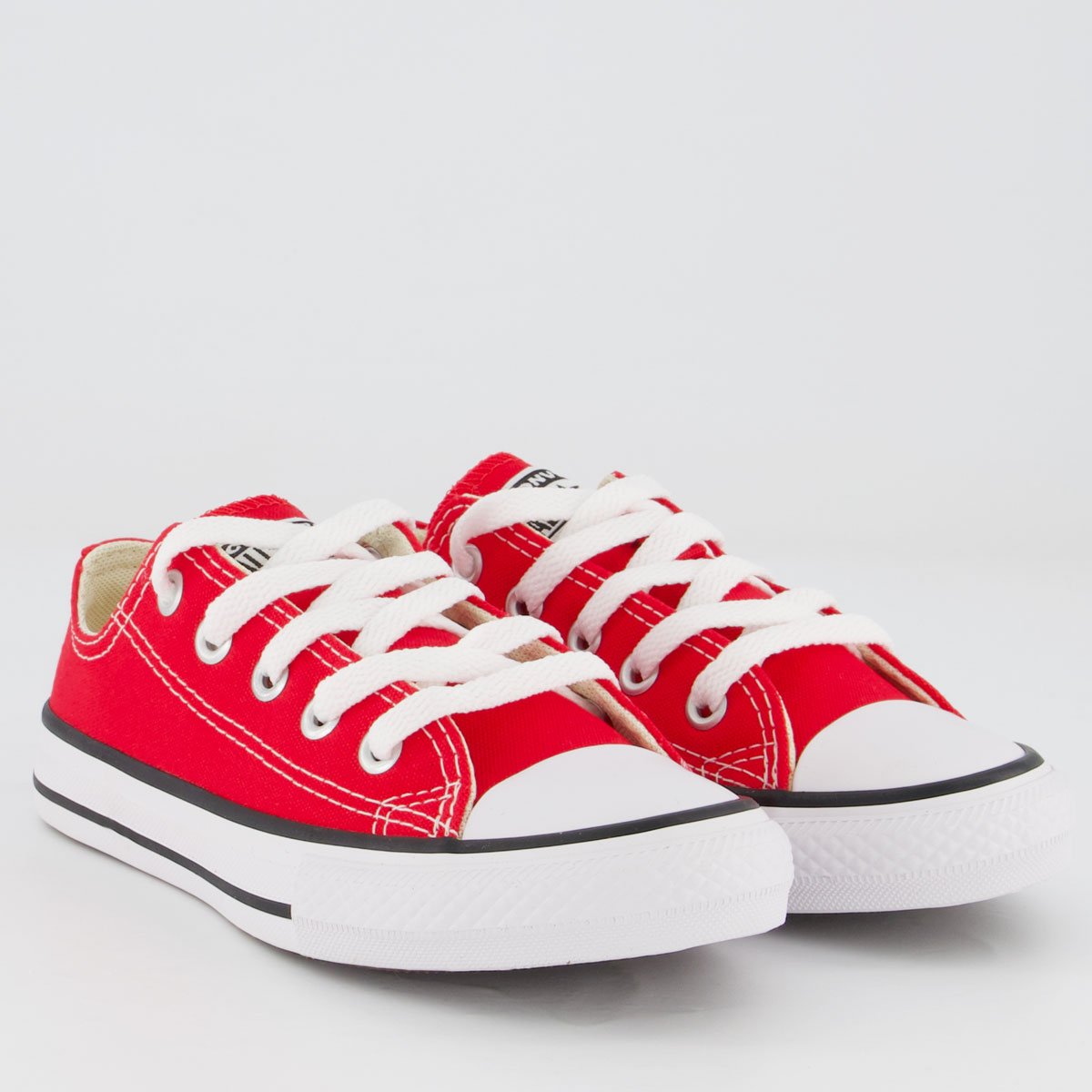 Tênis Converse All Star Chuck Taylor Juvenil Vermelho Vermelho 2
